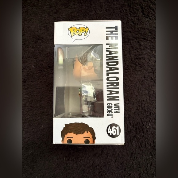 New in Box The Mandalorian Star Wars Grogu Baby Yoda Funko Pop Figurine - Picture 3 of 4